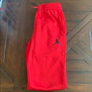 Jordan Sweatpants Joggers Red Size Medium